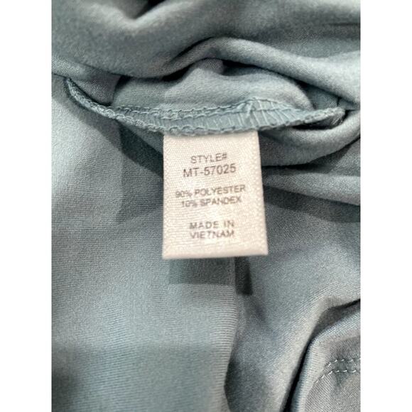 Zenana Blue Grey Mock Neck Top & Leggings Set - Sz. SM - XL (Boutique) - Picture 4 of 5